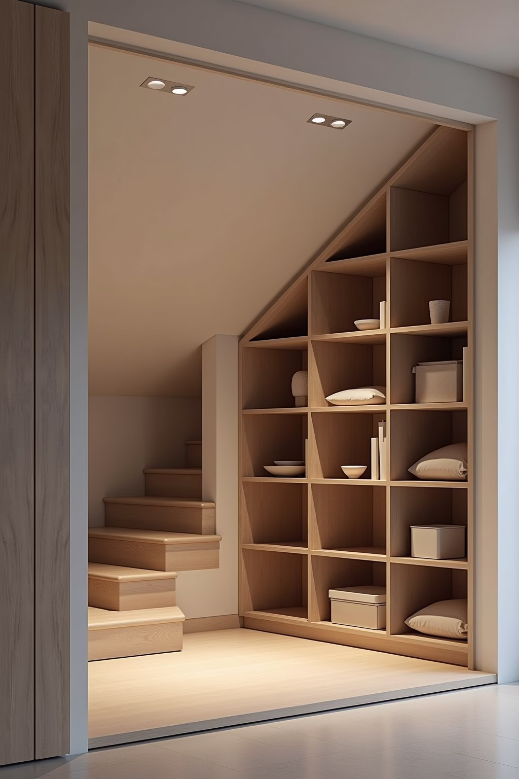 abstellraum unter treppe einrichten outline 2