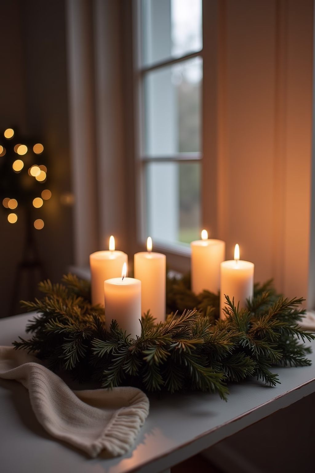 adventkranz ideen modern outline 5