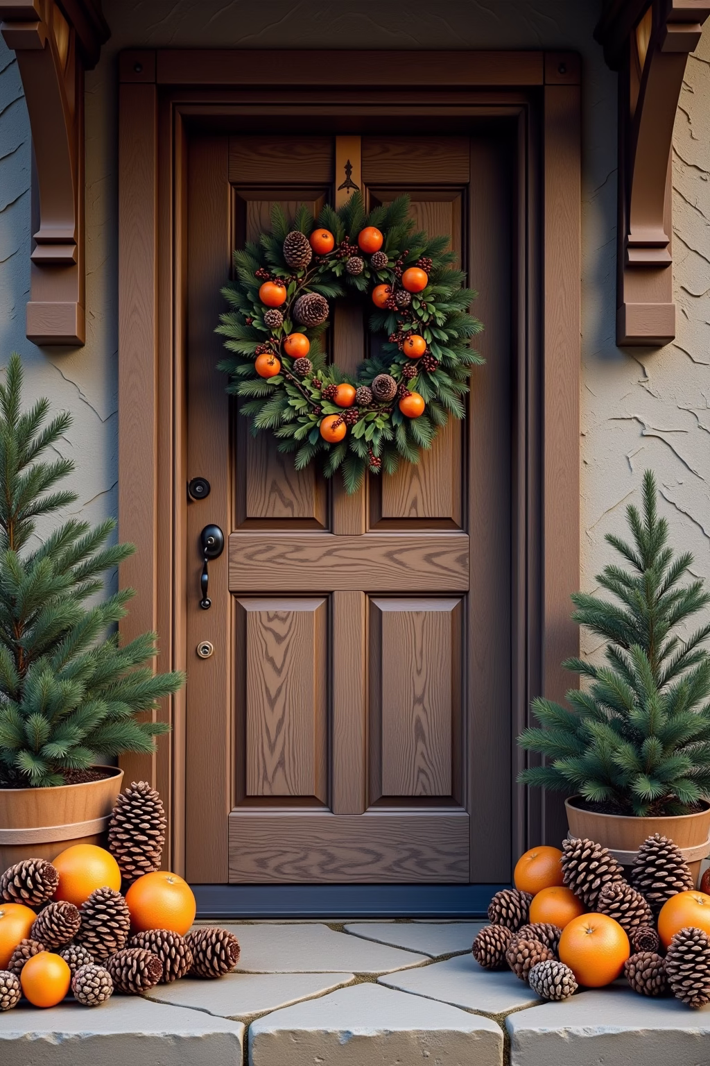 adventsdeko draussen eingang outline 2