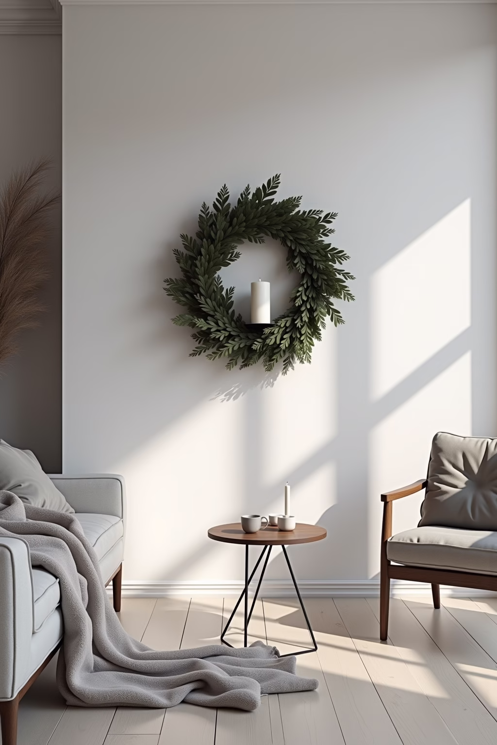 adventsgestecke ideen modern outline 2