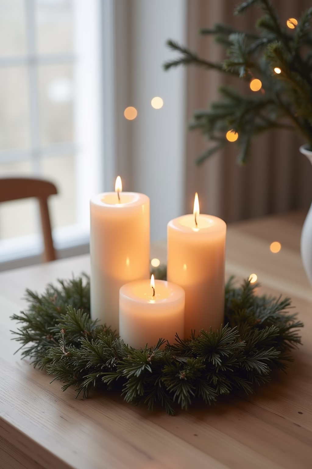 adventsgestecke ideen modern outline 6