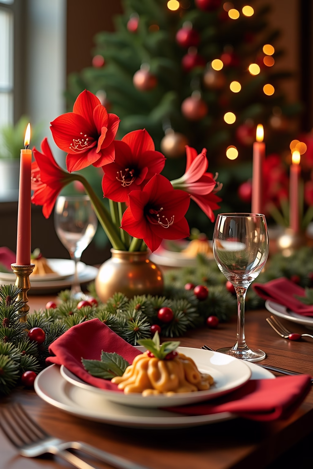 amarilis deko weihnachten outline 6