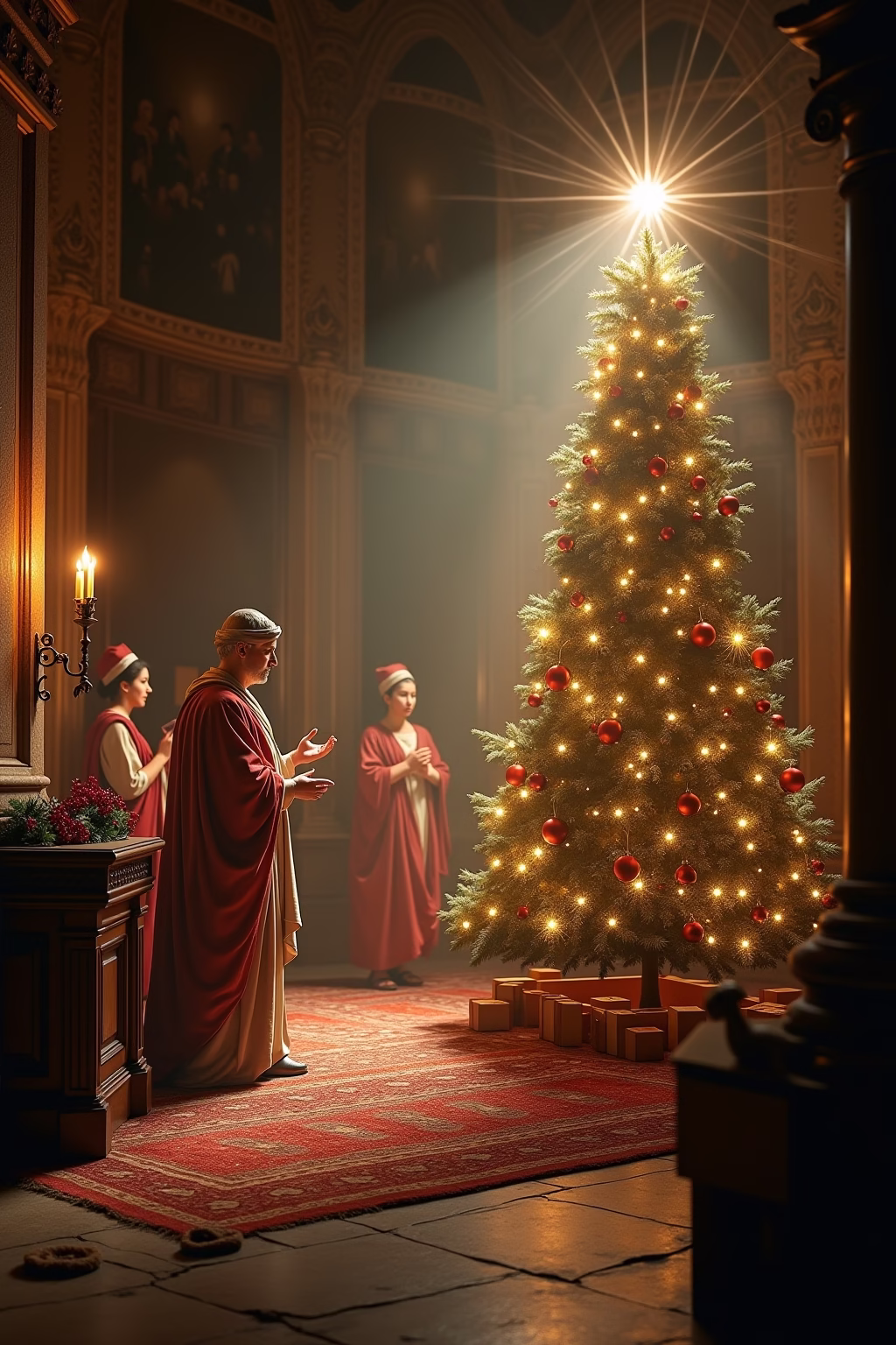 antike weihnachten outline 7