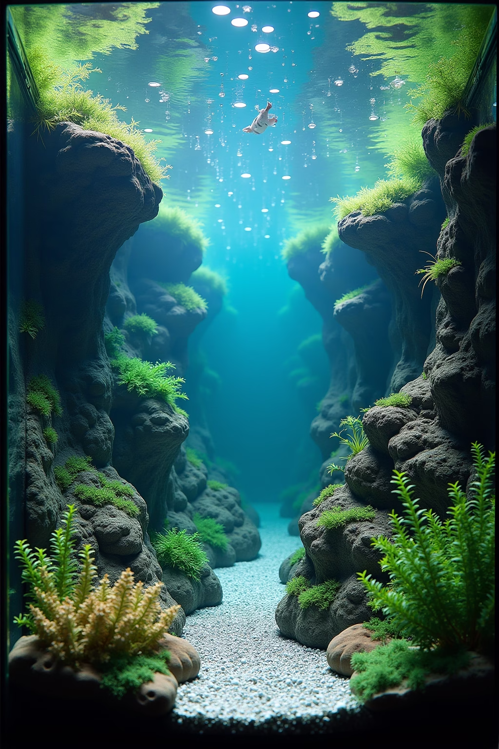 aquarium einrichten ideen outline 7
