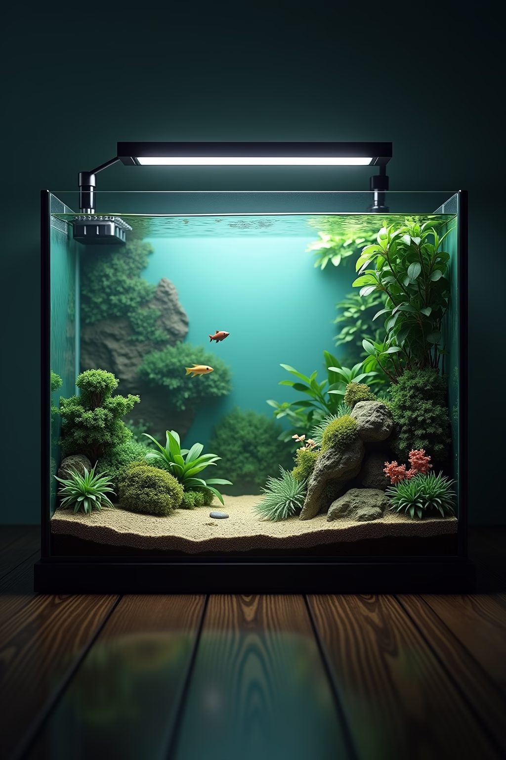 aquarium einrichten ideen outline 8