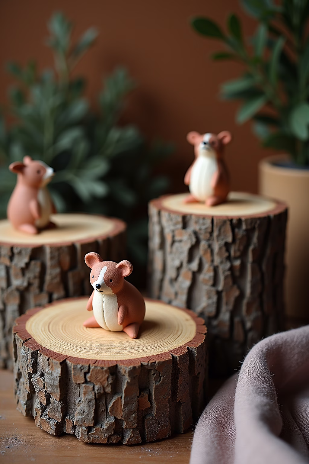 baumstamm deko outline 3