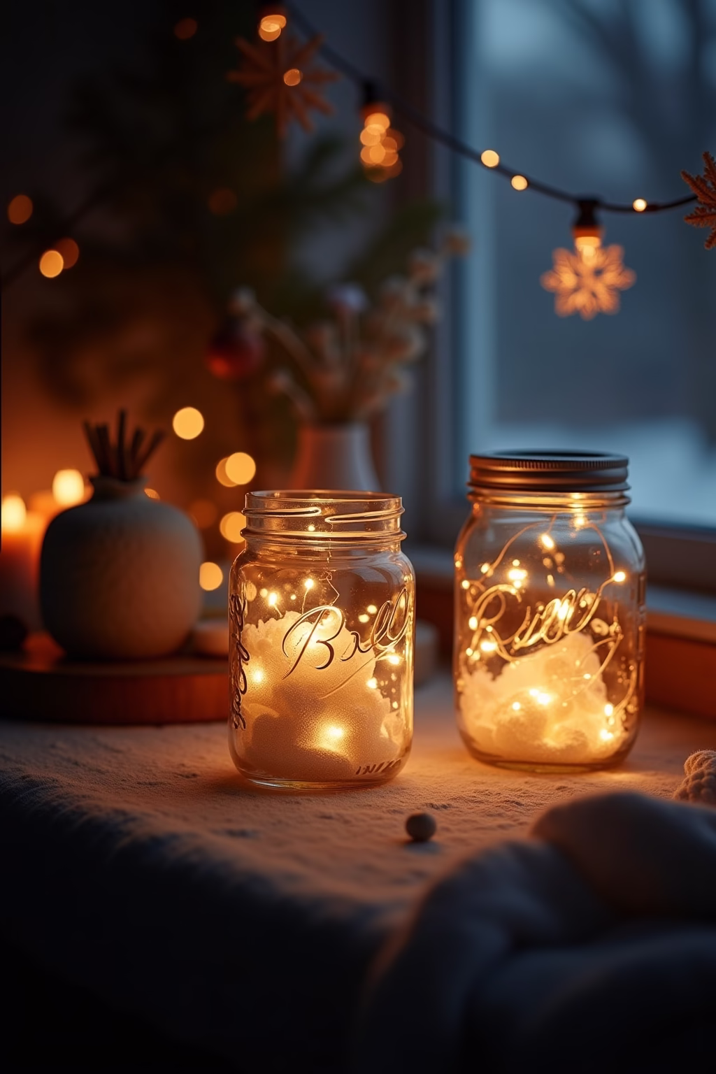 einmachglas weihnachten outline 3