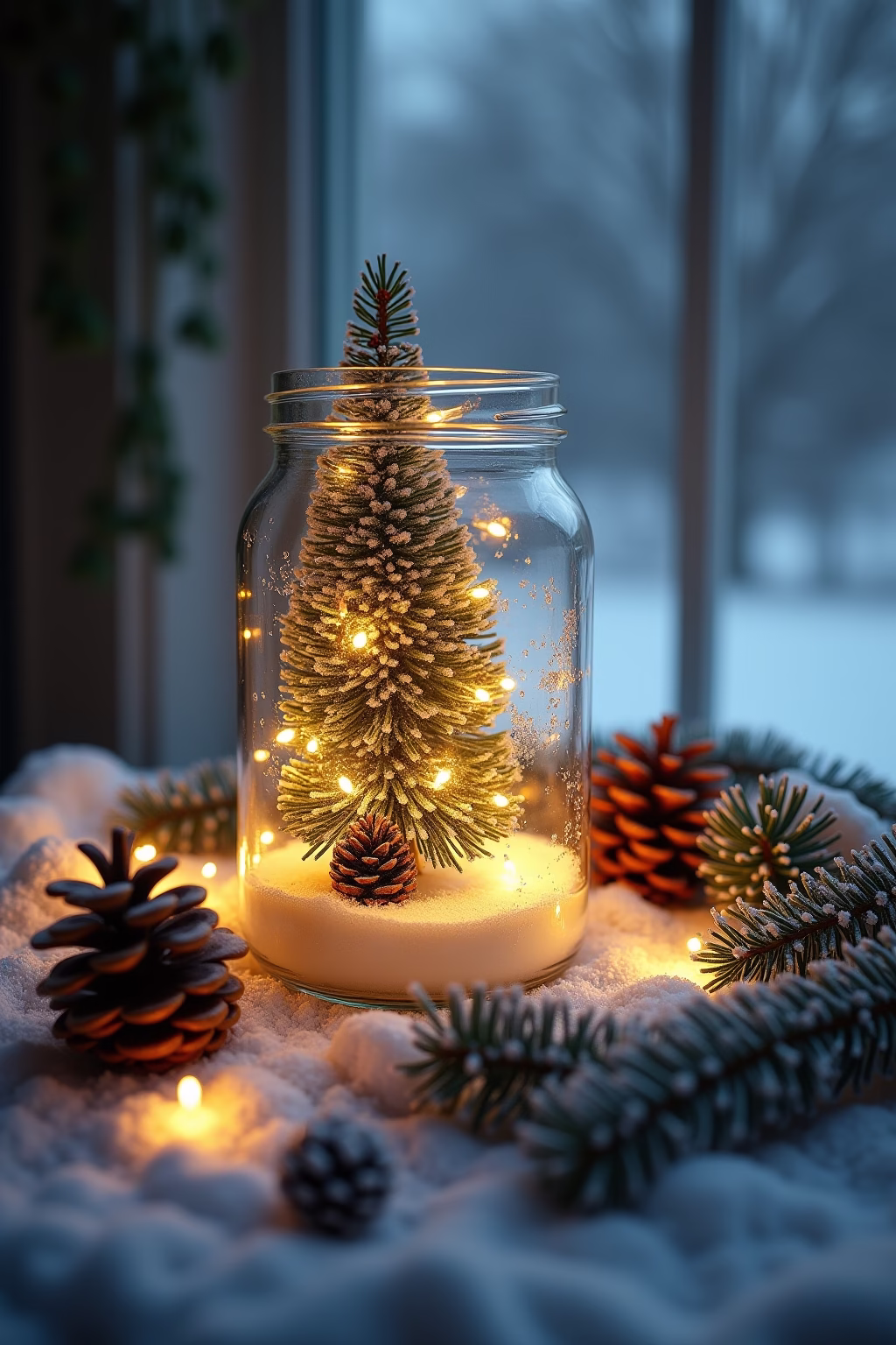 einmachglas weihnachten outline 8