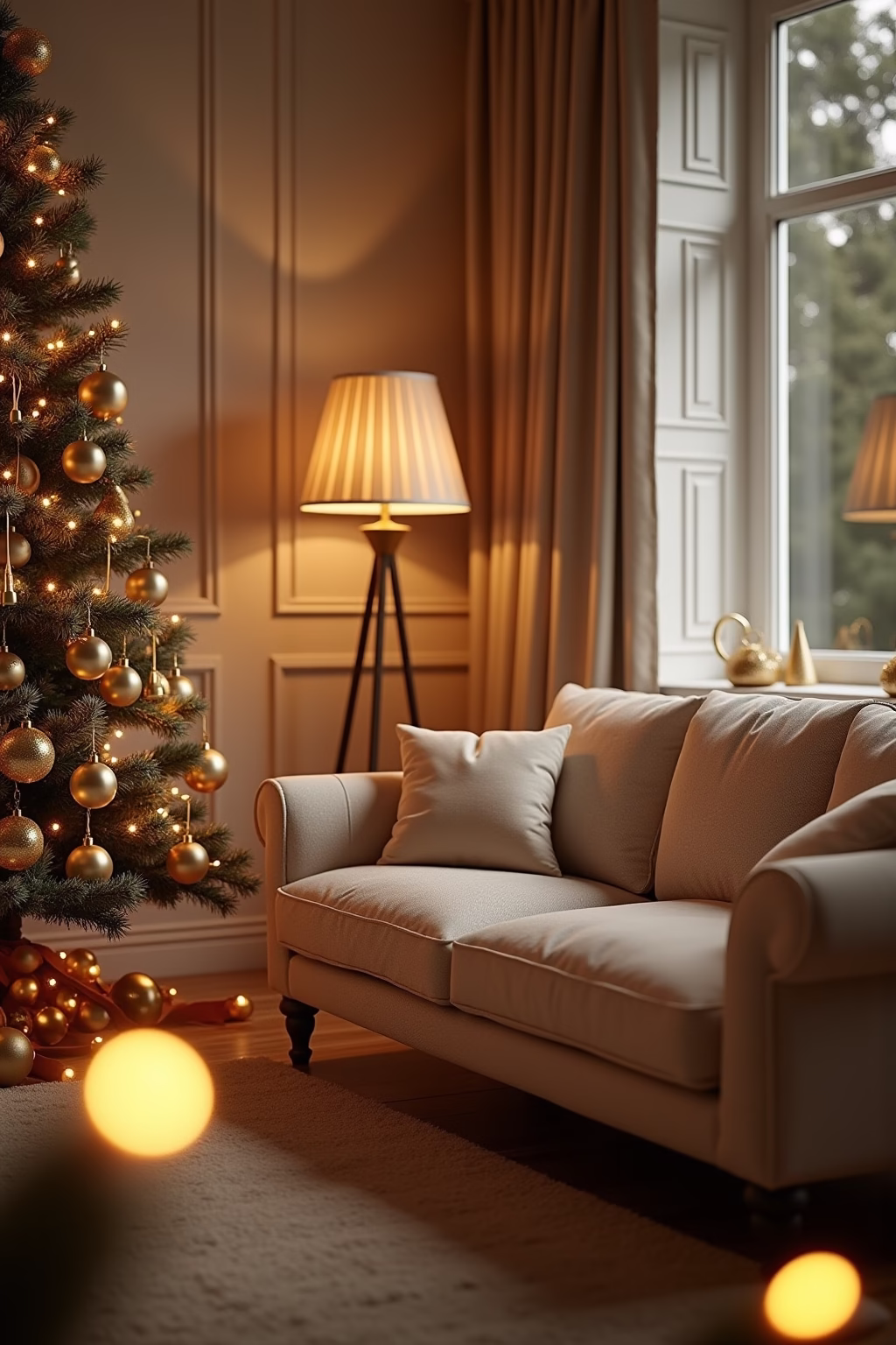 elegantes weihnachten outline 1