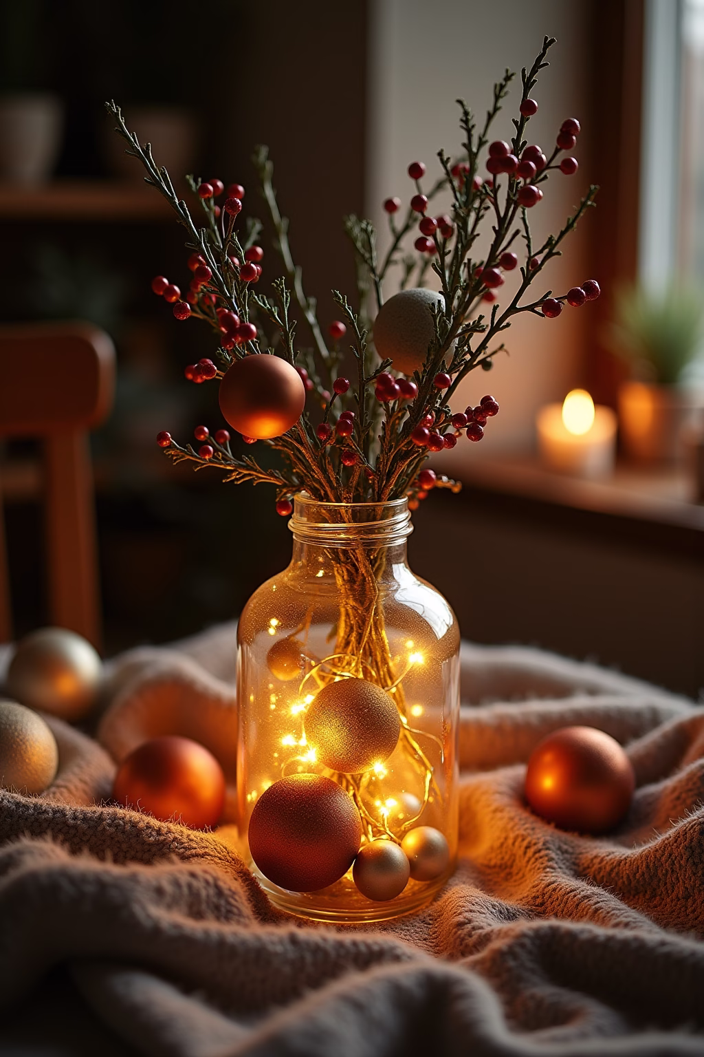 glasvasen dekorieren weihnachten outline 6 1