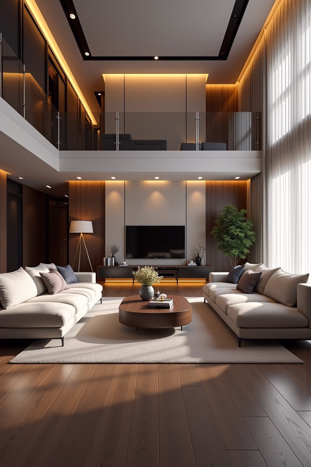 grosses wohnzimmer einrichten outline 1