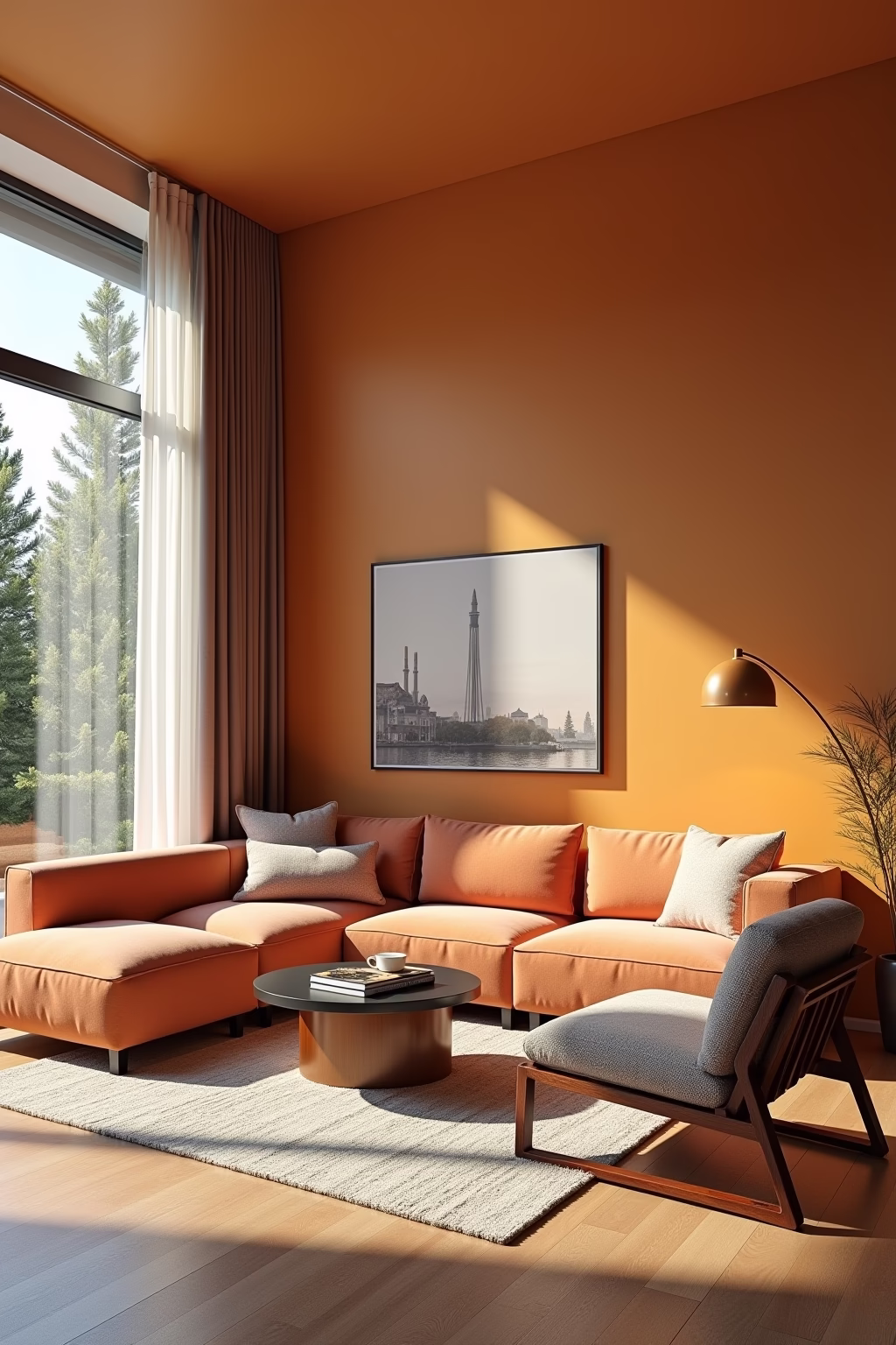 grosses wohnzimmer einrichten outline 2