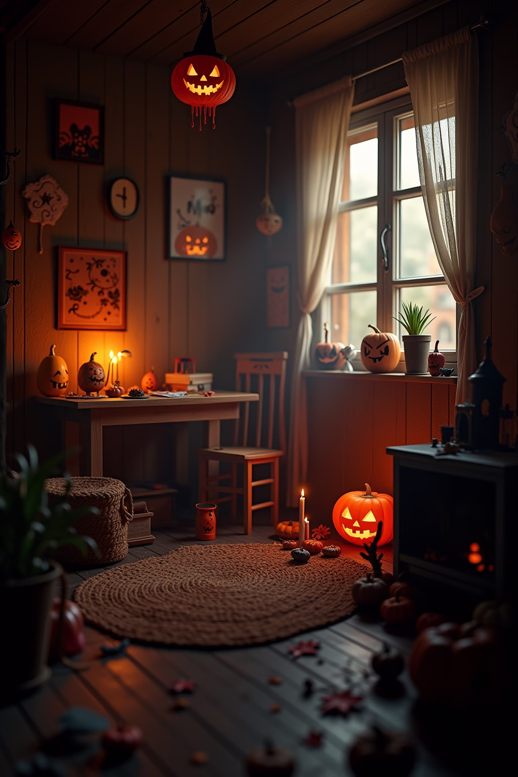 halloween deko basteln outline 1