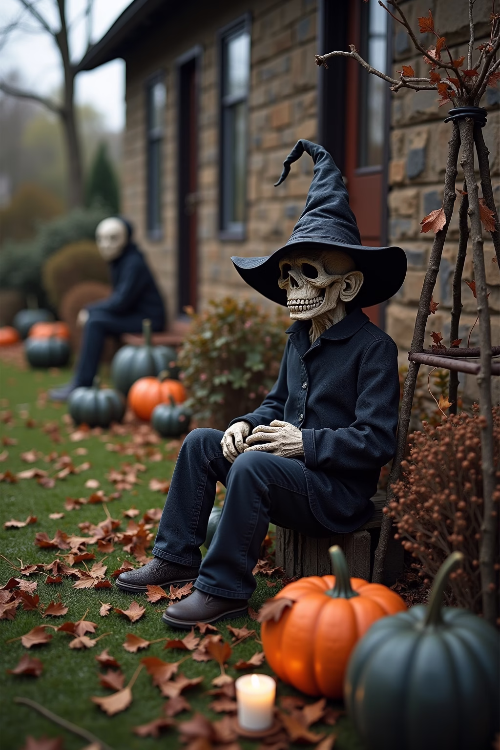 halloween deko garten selber machen outline 1