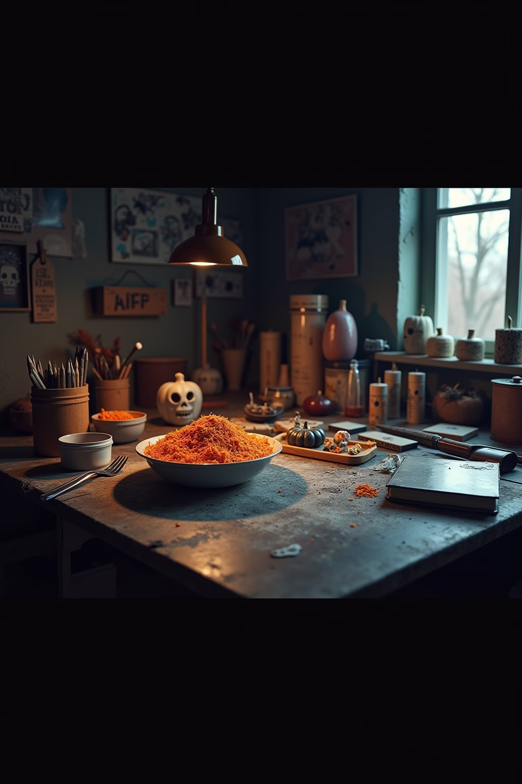 horror halloween deko basteln outline 3