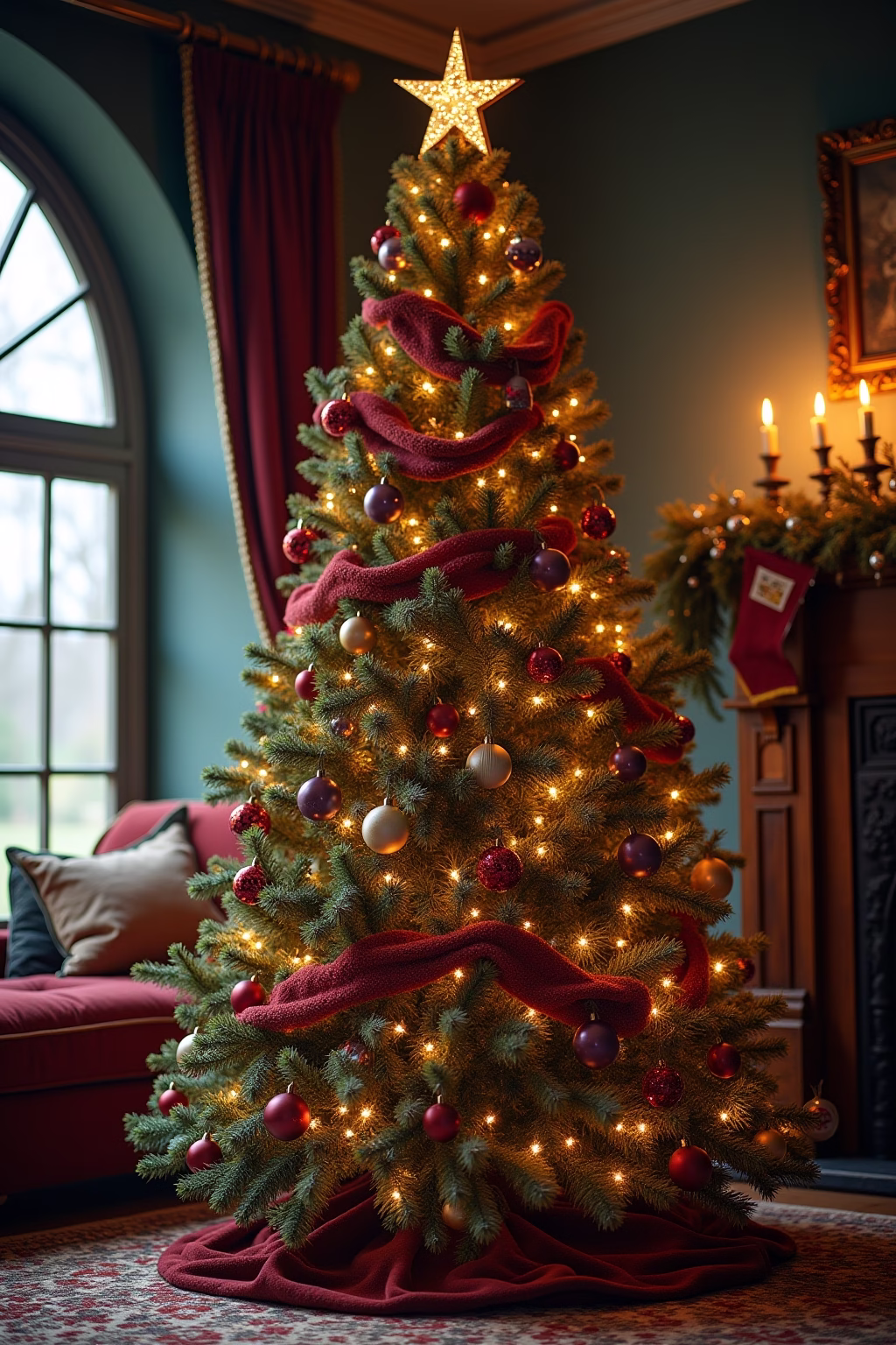 ideen fuer den weihnachtsbaum outline 7