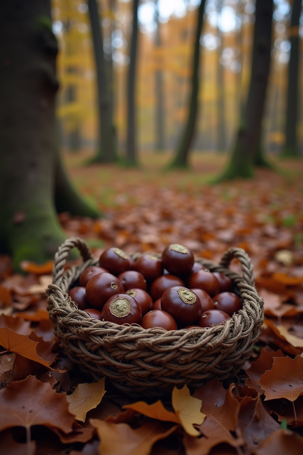 kastanien deko outline 2