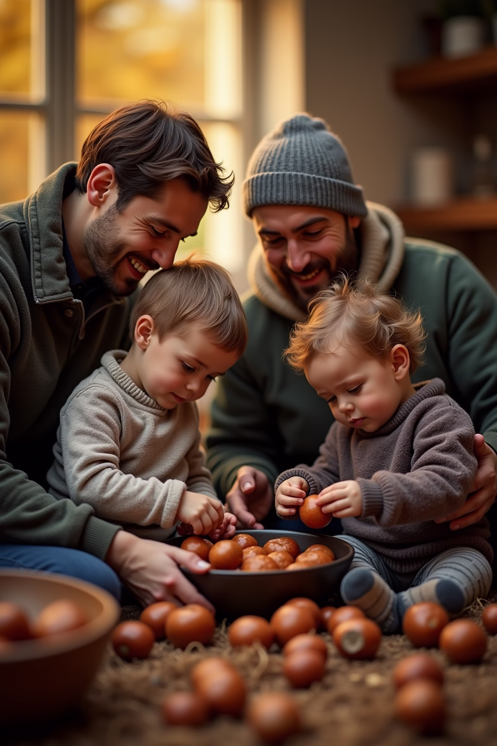 kastanien deko outline 8