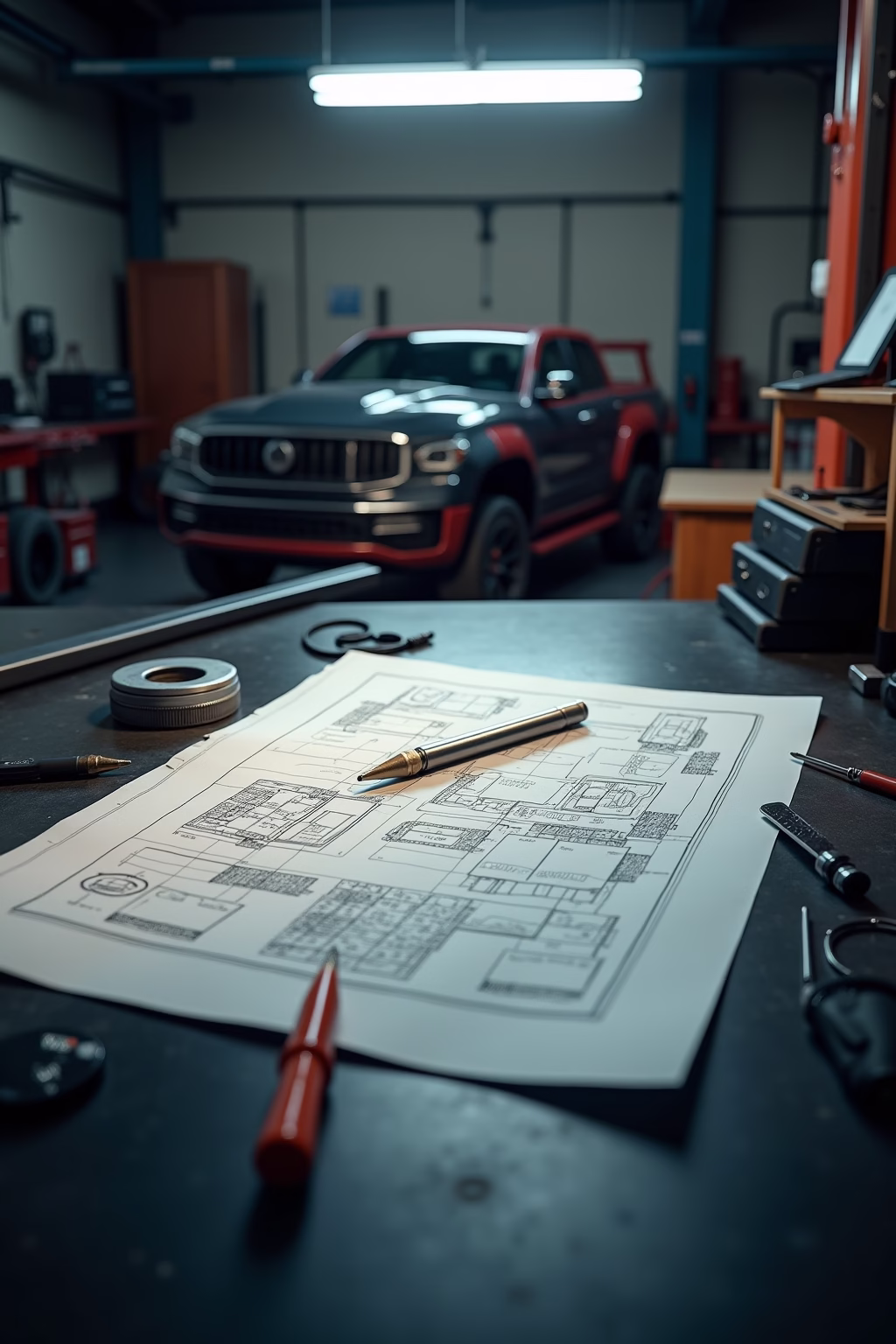 kfz werkstatt einrichten ideen outline 2