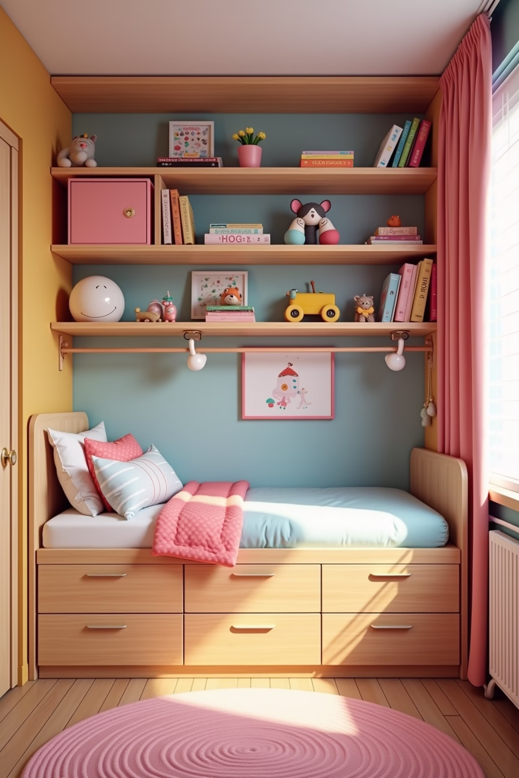 kinderzimmer schmal einrichten outline 6