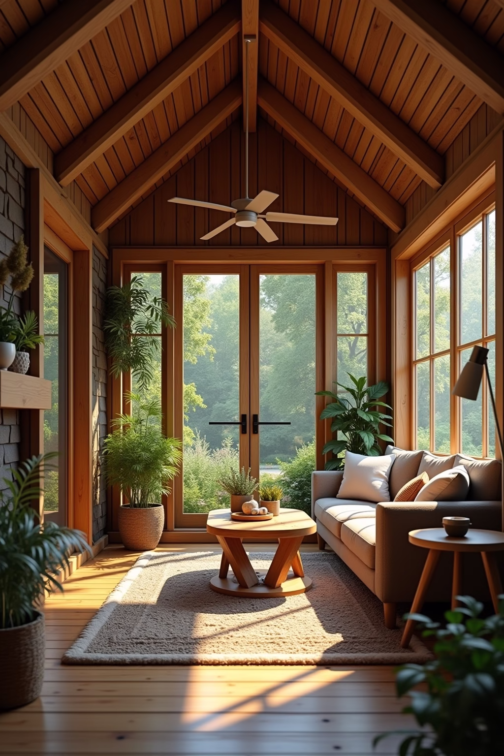 kleine gartenlaube einrichten outline 1