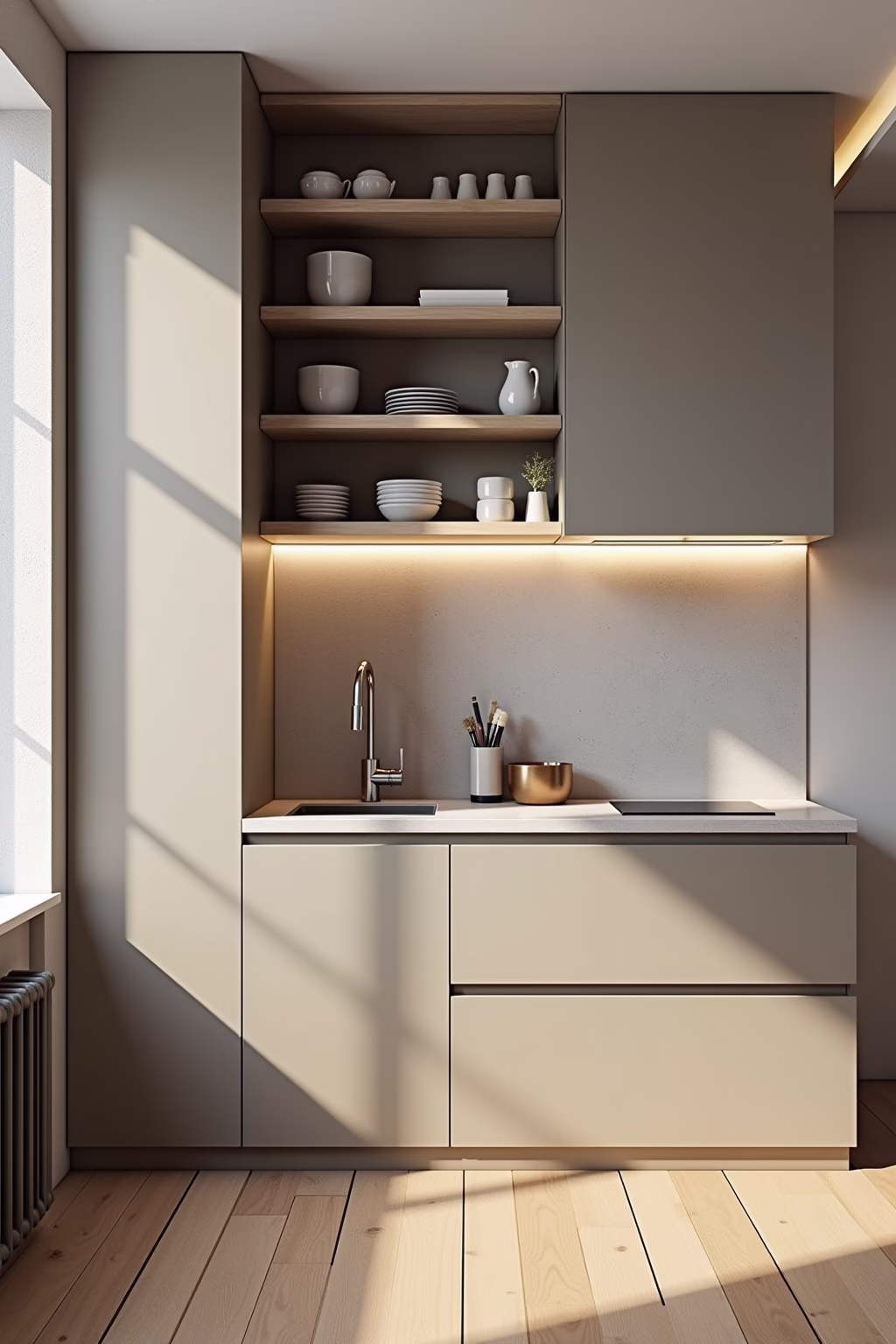 kleine kueche einrichten outline 2