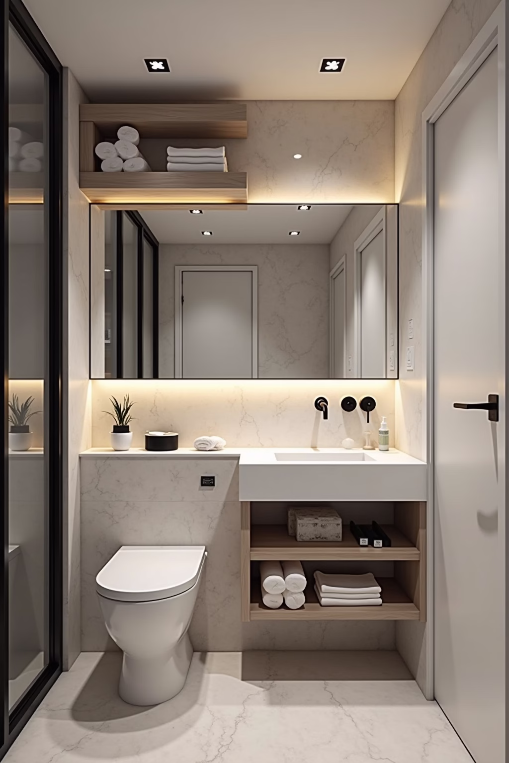 kleines bad einrichten outline 1