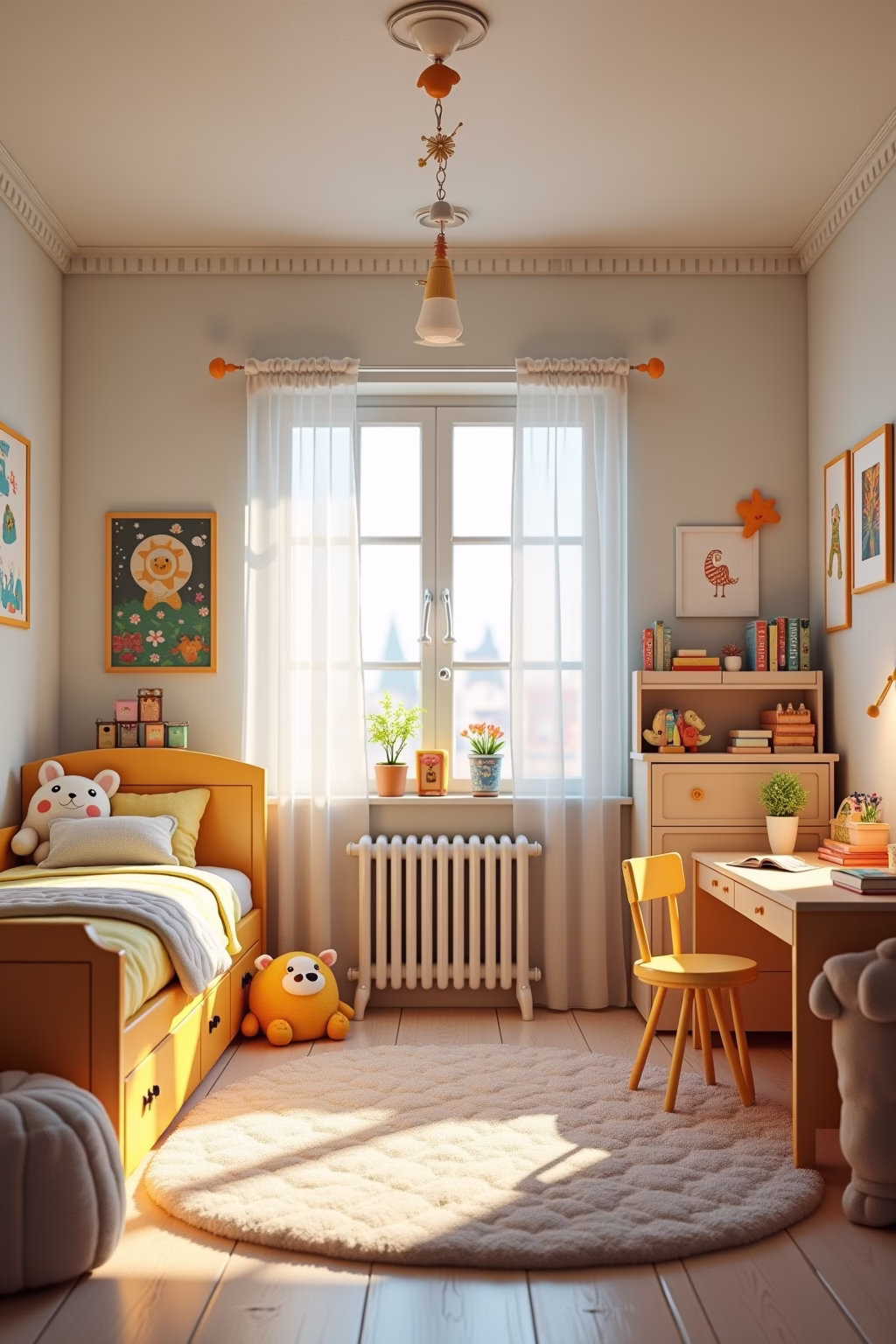 kleines kinderzimmer einrichten outline 6