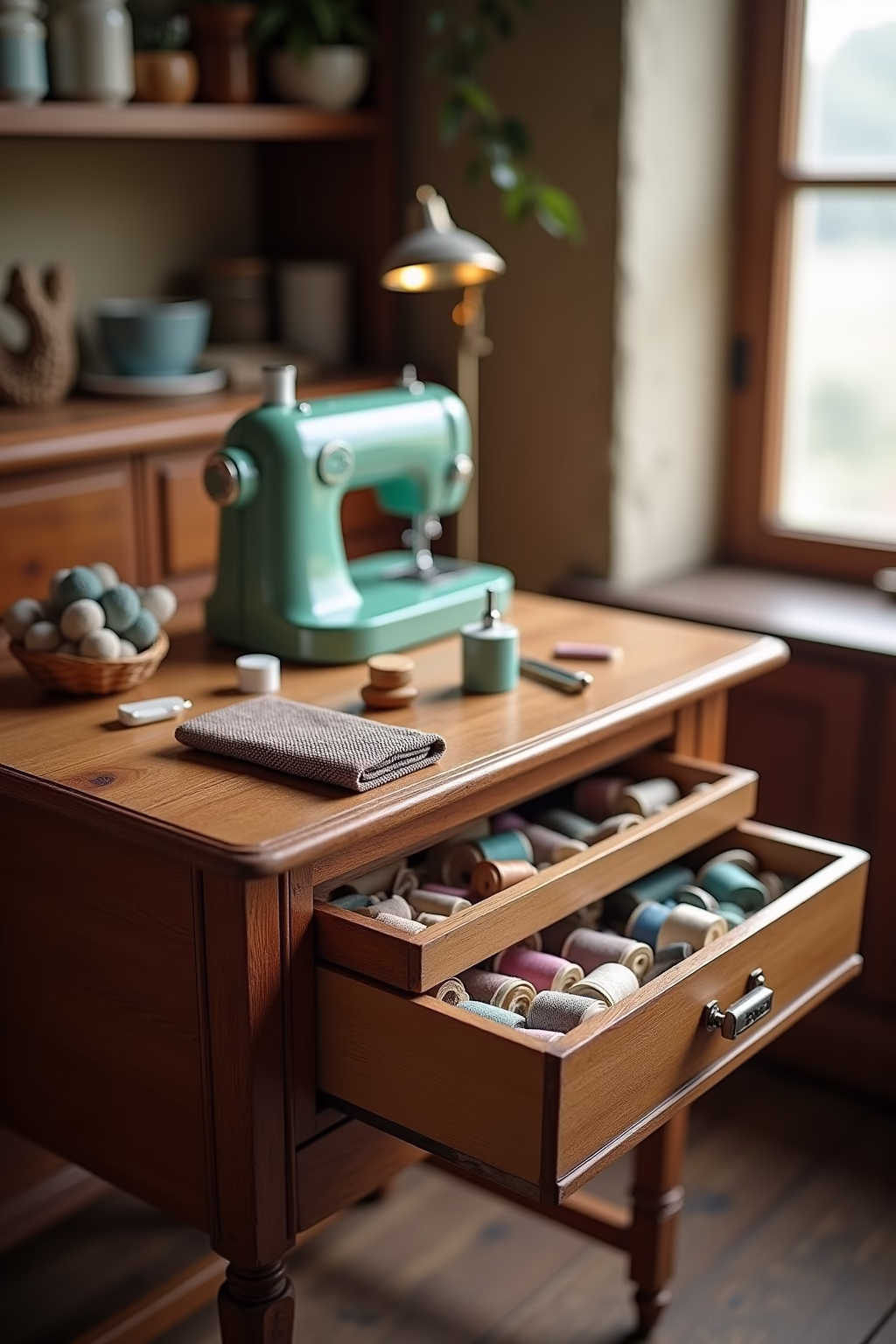 naehecke einrichten wenig platz outline 6