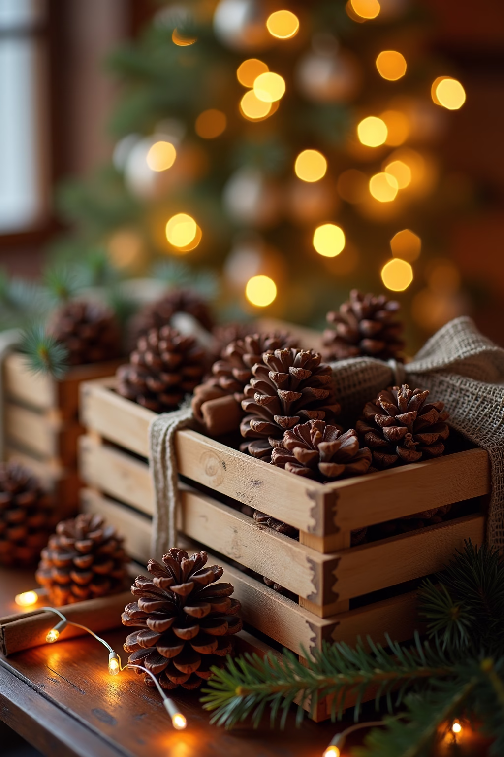 obstkisten deko weihnachten outline 5