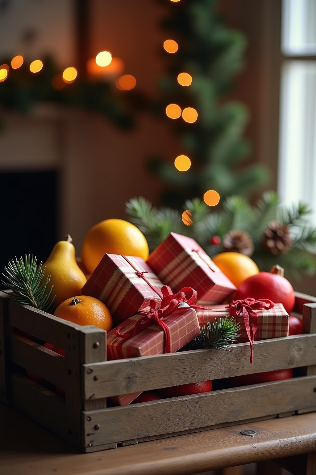 obstkisten deko weihnachten outline 6