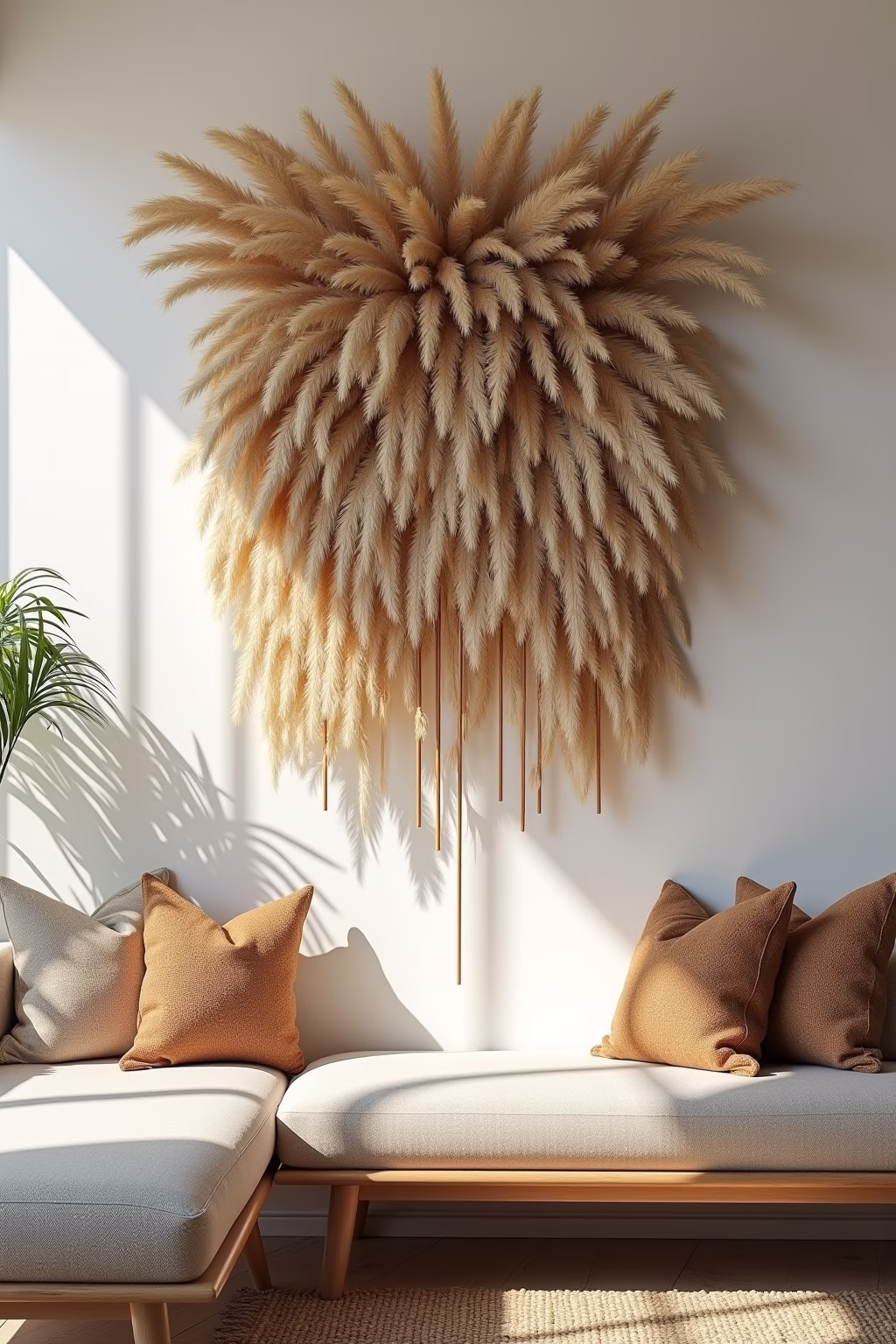 pampasgras deko ideen outline 5