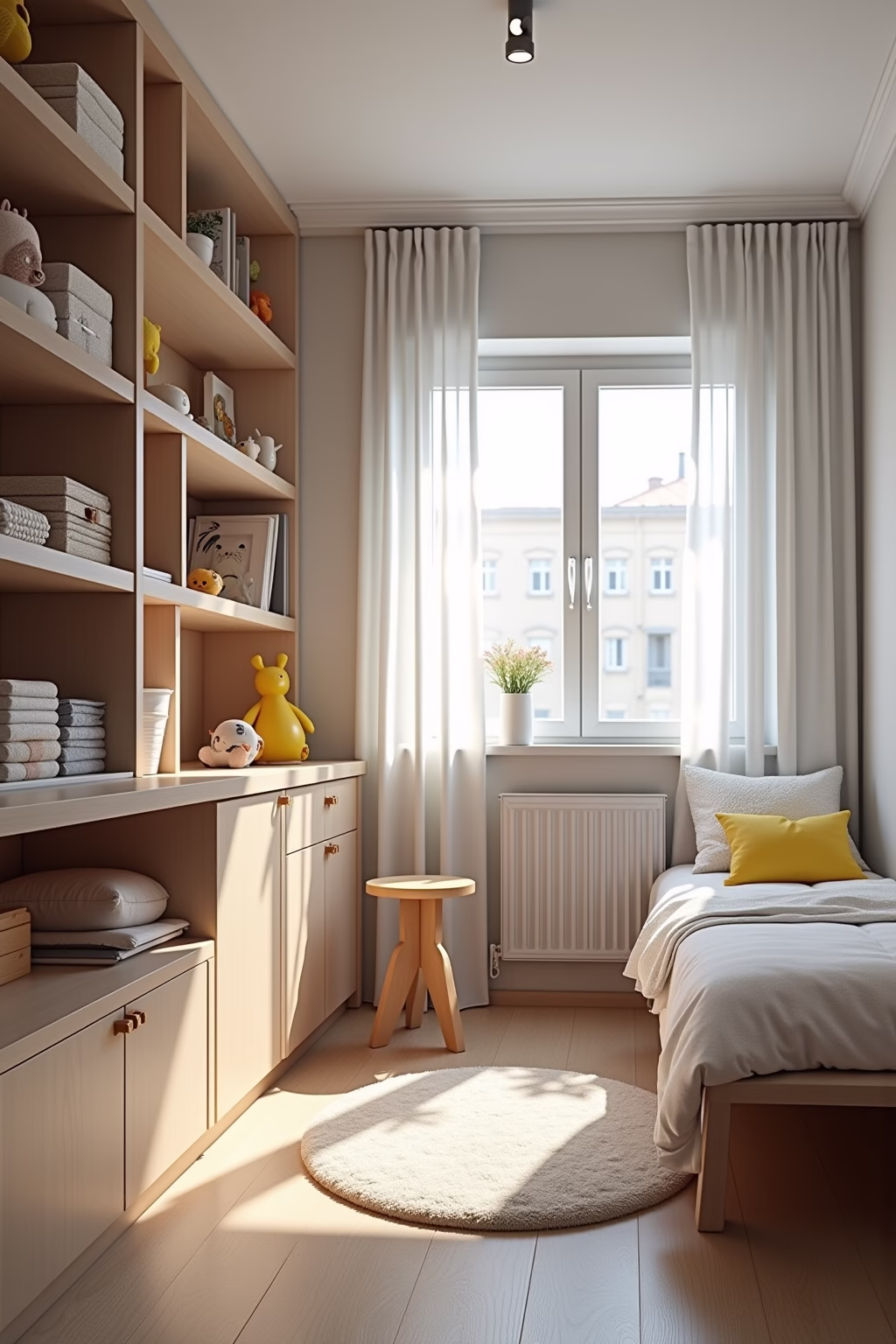 schmale kinderzimmer einrichten outline 1