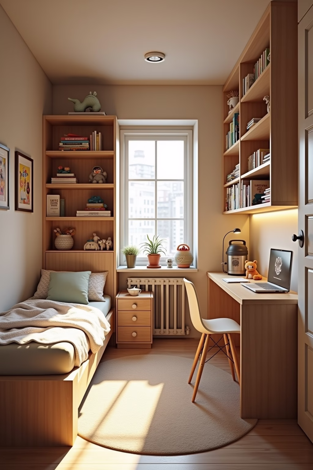 schmale kinderzimmer einrichten outline 6