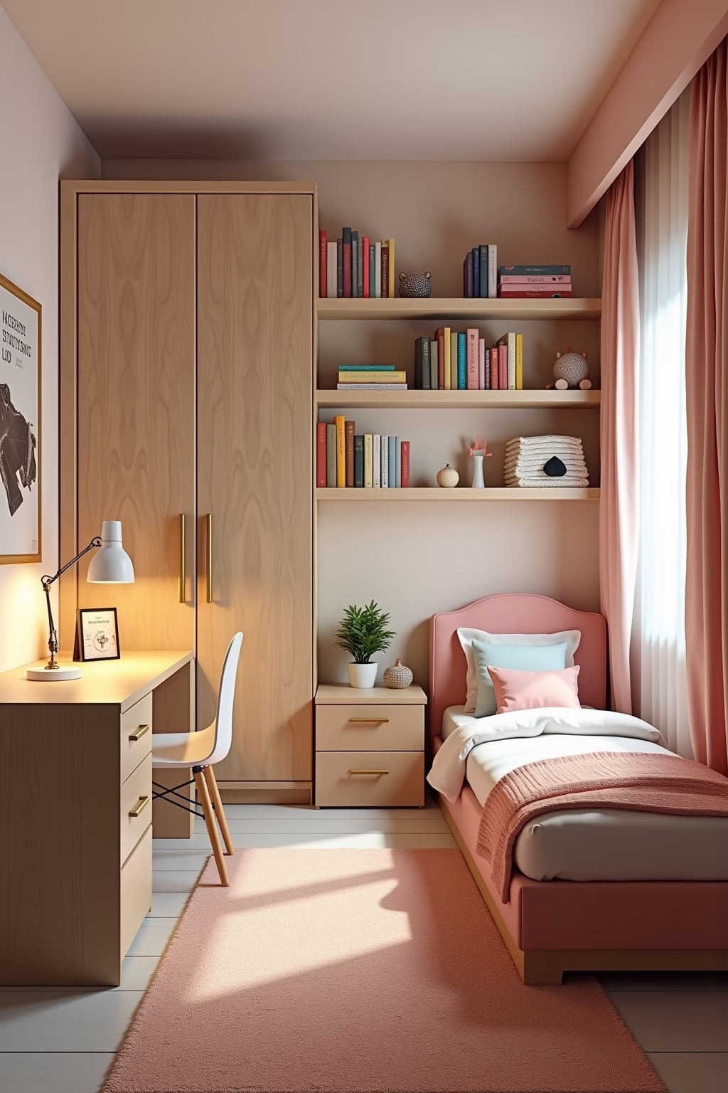 schmales kleines kinderzimmer einrichten outline 2