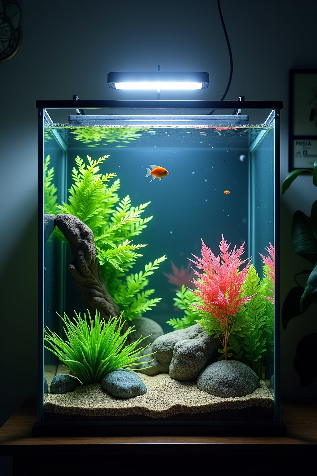 suesswasser aquarium einrichten ideen outline 1