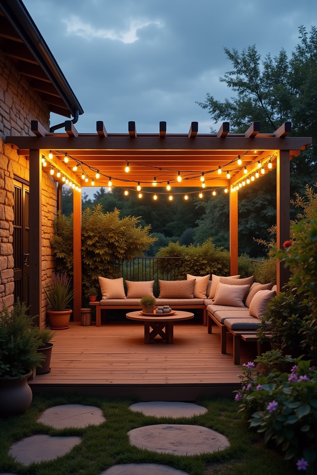 8 Terrasse selber machen Ideen für Gartenliebhaber 19 terrasse selber machen outline 7