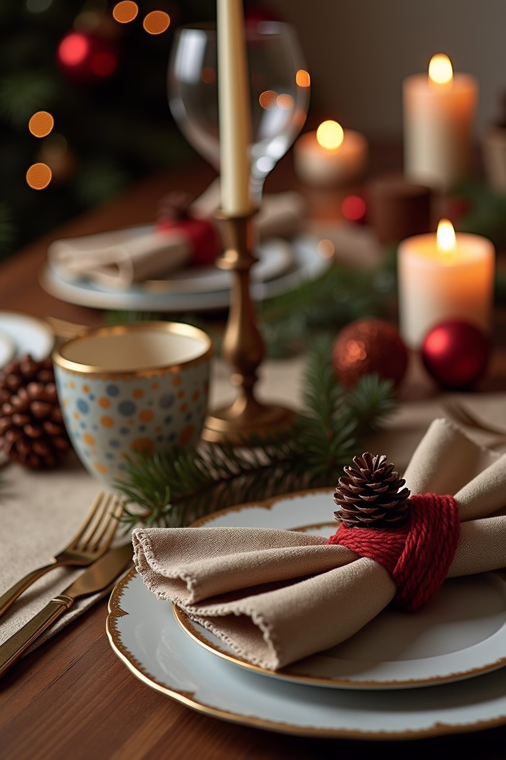 tisch deko weihnachten outline 2