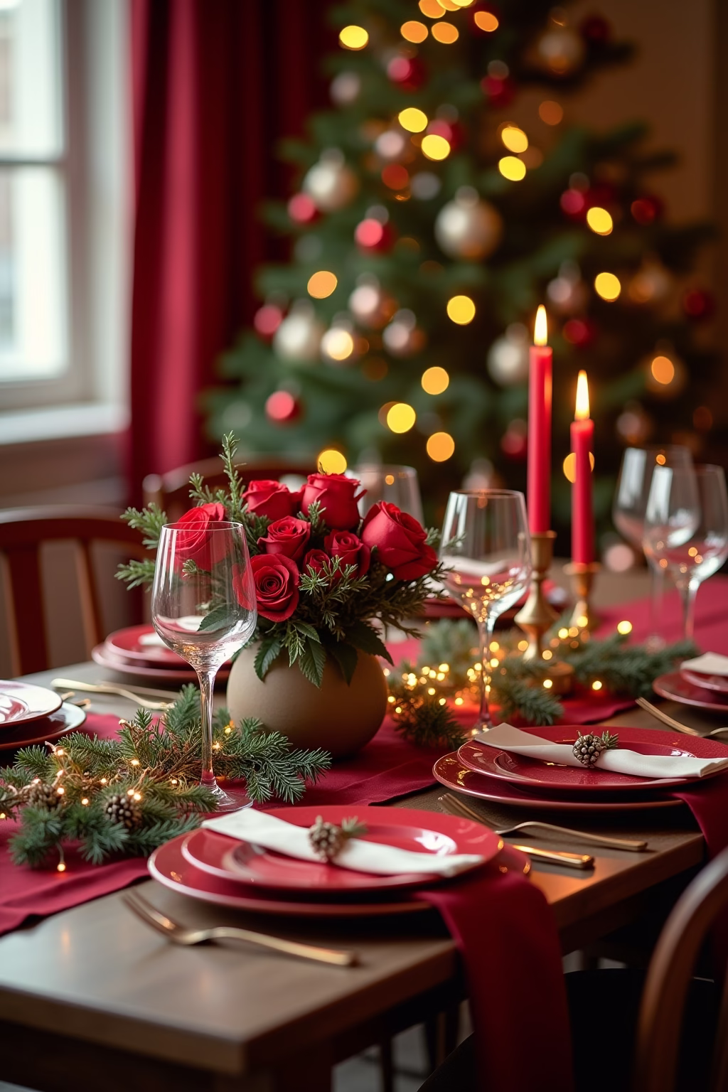 tisch deko weihnachten outline 6