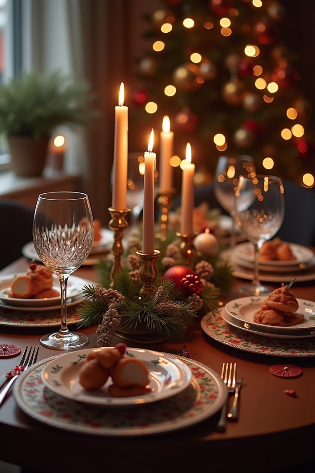 tisch deko weihnachten outline 8