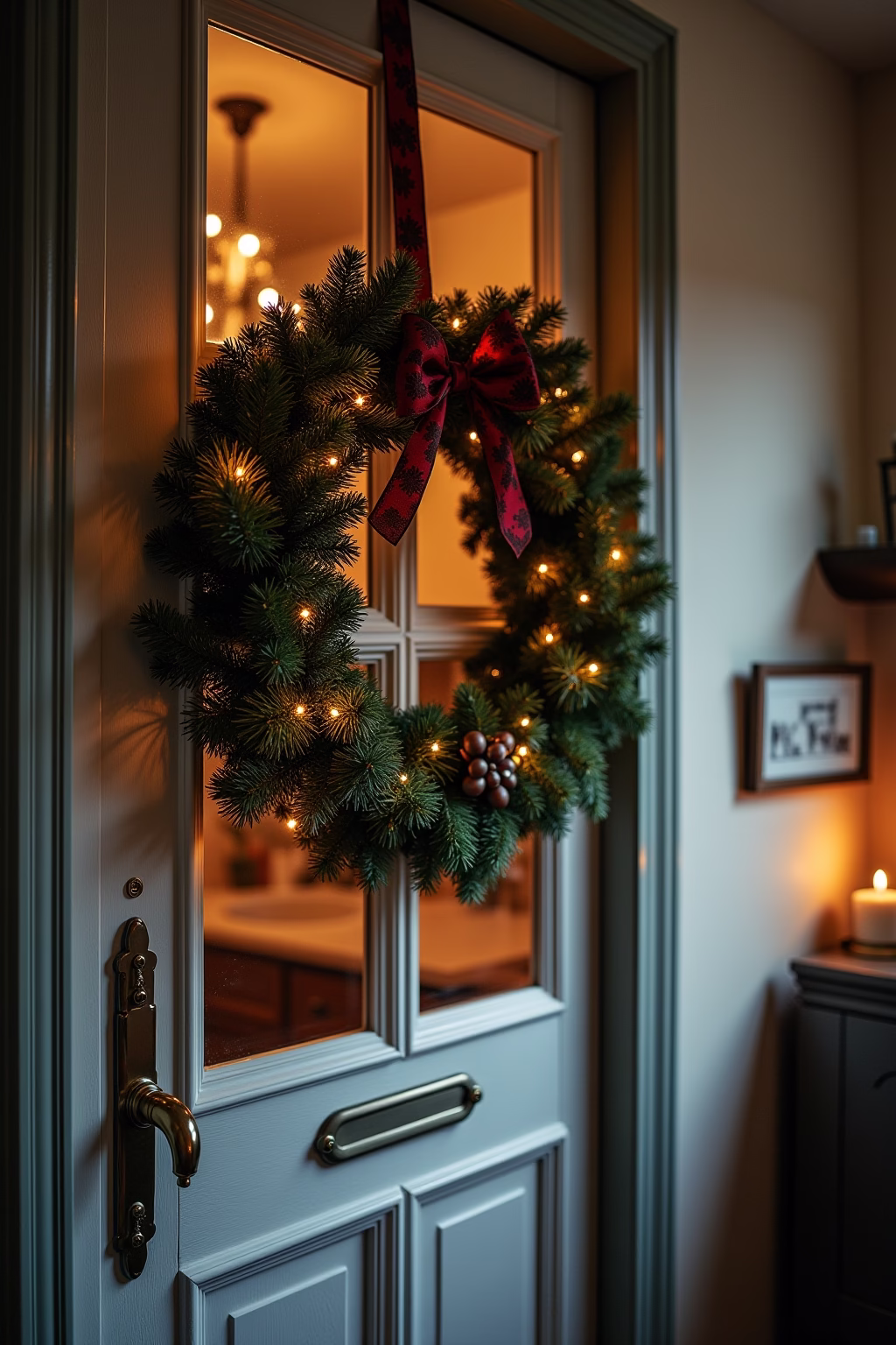 tuerdekoration weihnachten outline 2