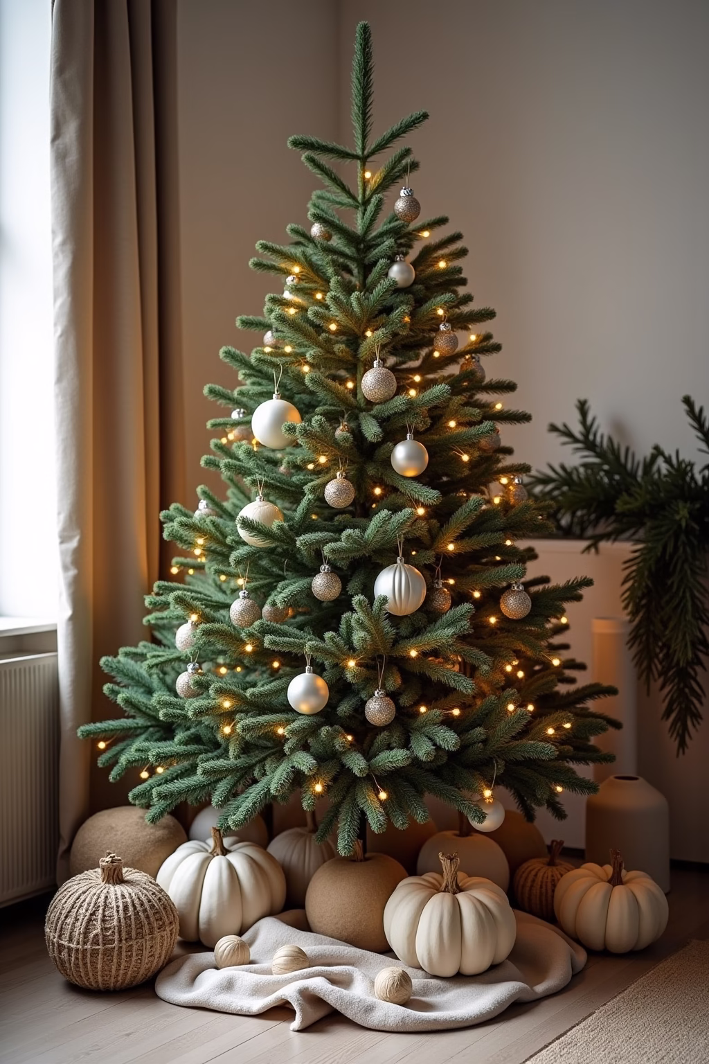 weihnachtsbaum dekoration modern outline 5