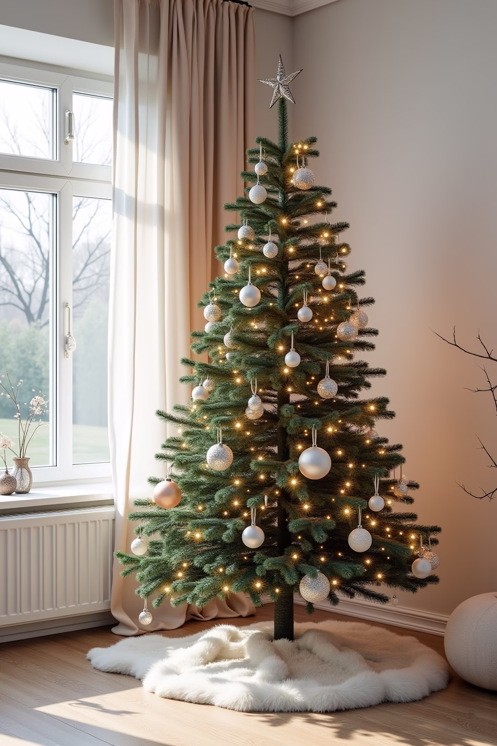 weihnachtsbaum inspiration outline 1