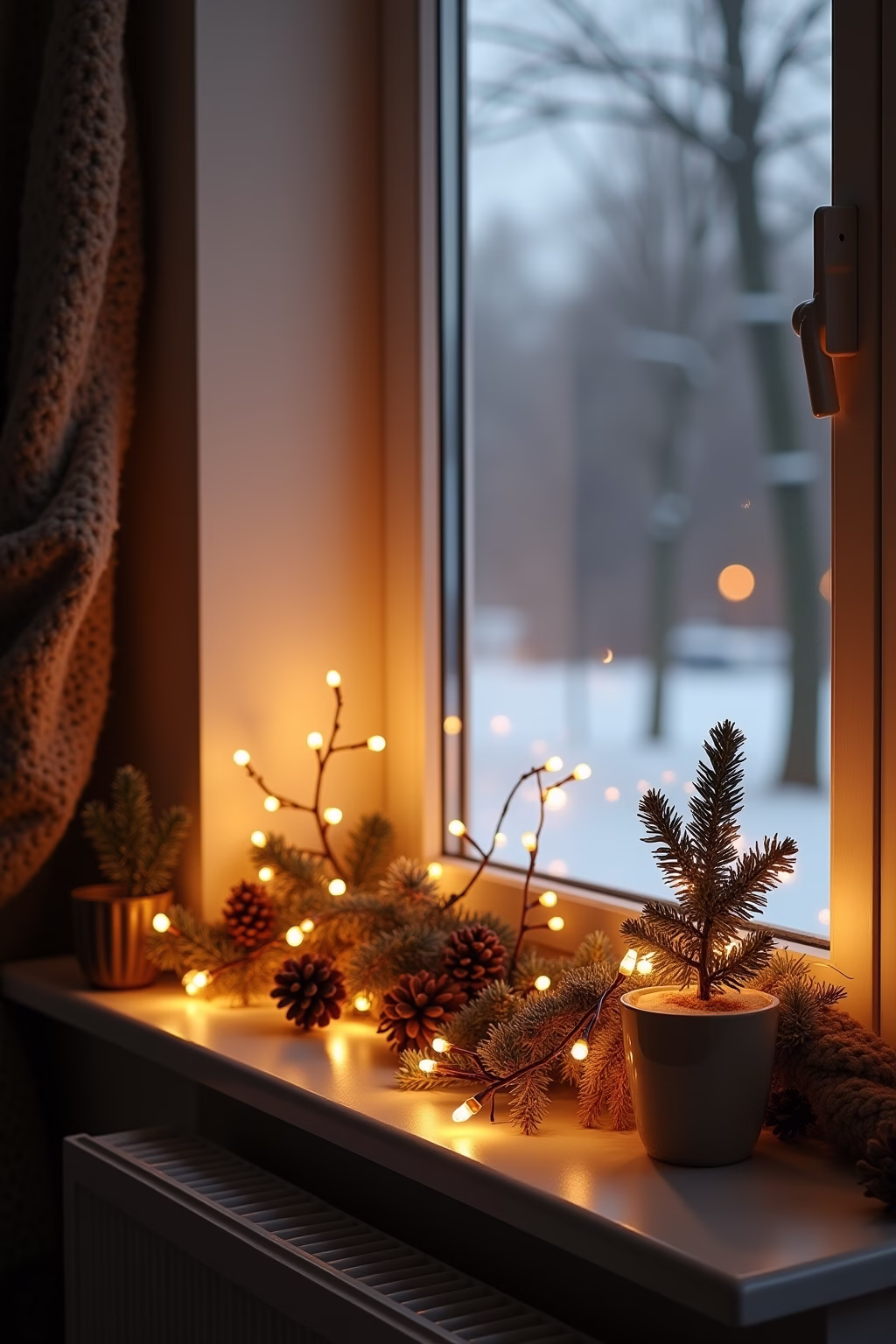 weihnachtsdeko fensterbank innen outline 1 1