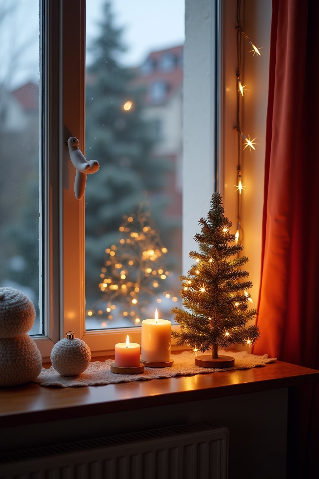 weihnachtsdeko fensterbank innen outline 4 1