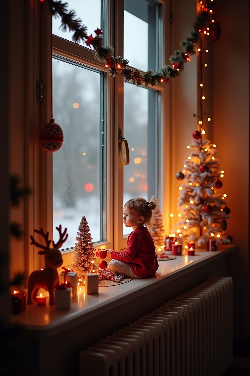 weihnachtsdeko fensterbank innen outline 6 1