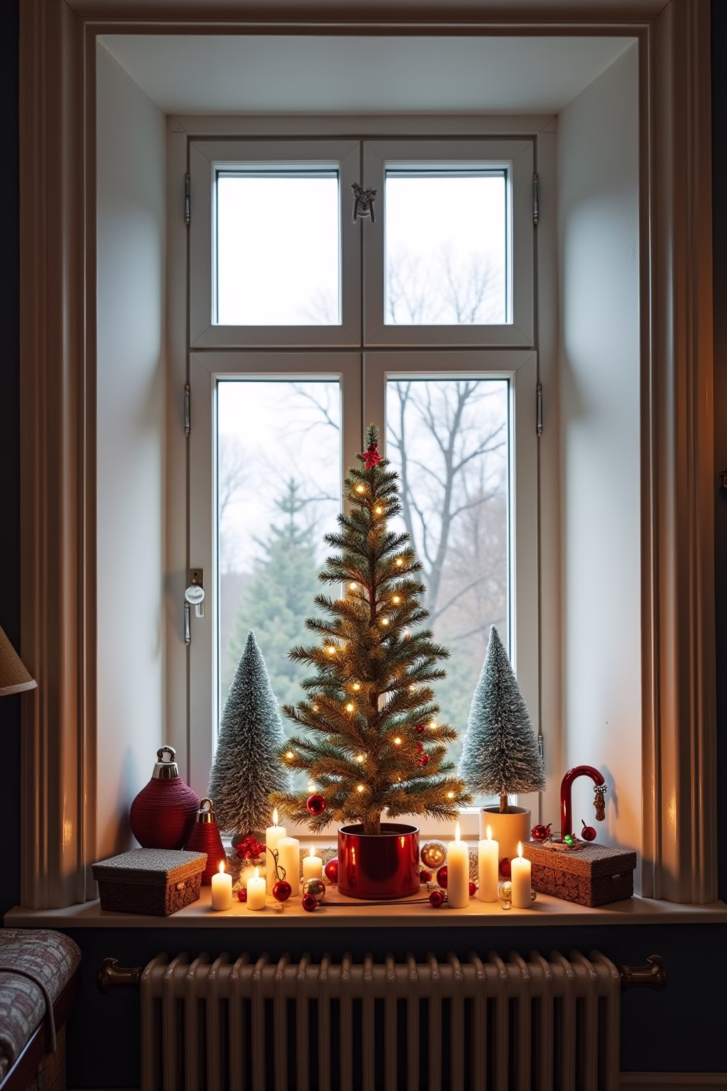 8 Weihnachtsdeko Fensterbank Innen Ideen für Festglanz 19 weihnachtsdeko fensterbank innen outline 7 1