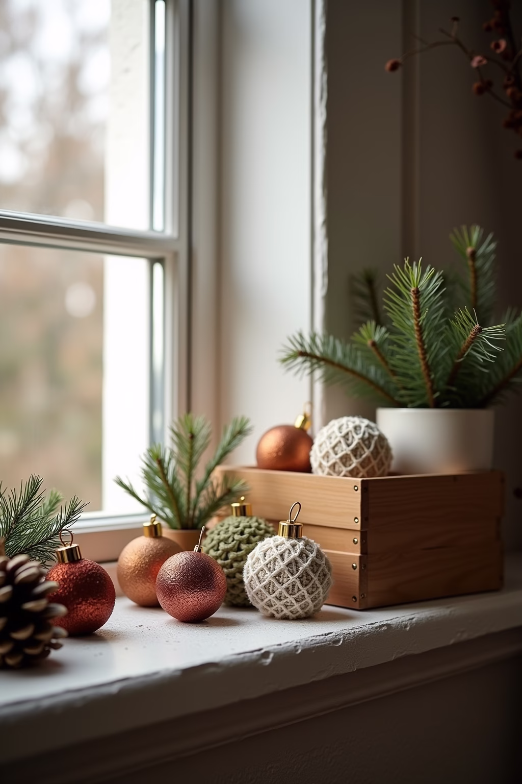 weihnachtsdeko fensterbank innen outline 7