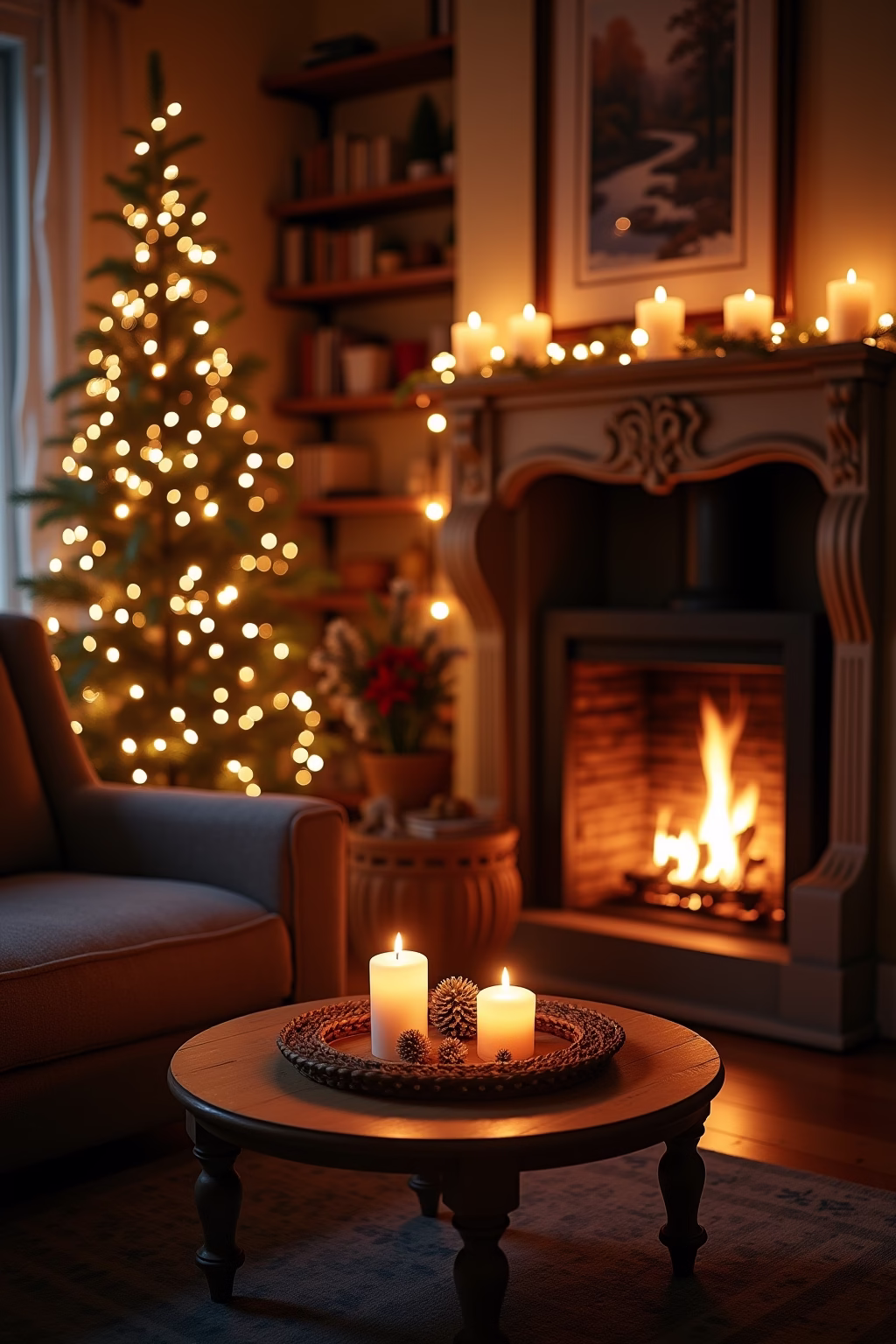 weihnachtsdeko wohnzimmer outline 4 1