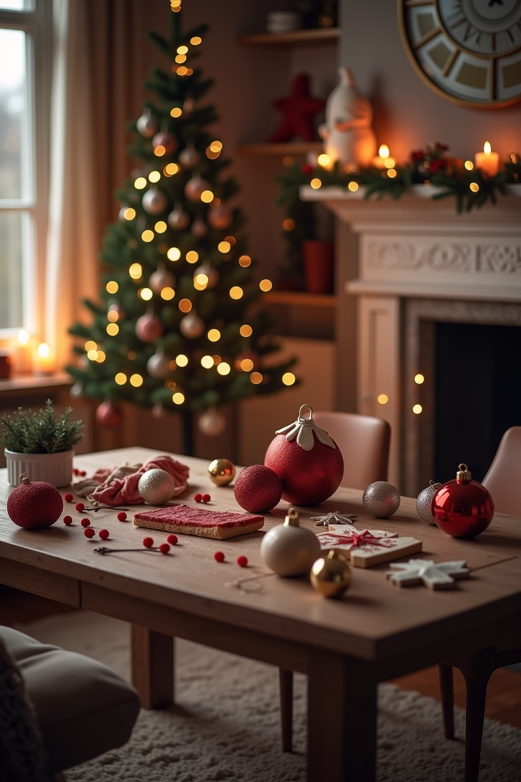 weihnachtsdeko wohnzimmer outline 4